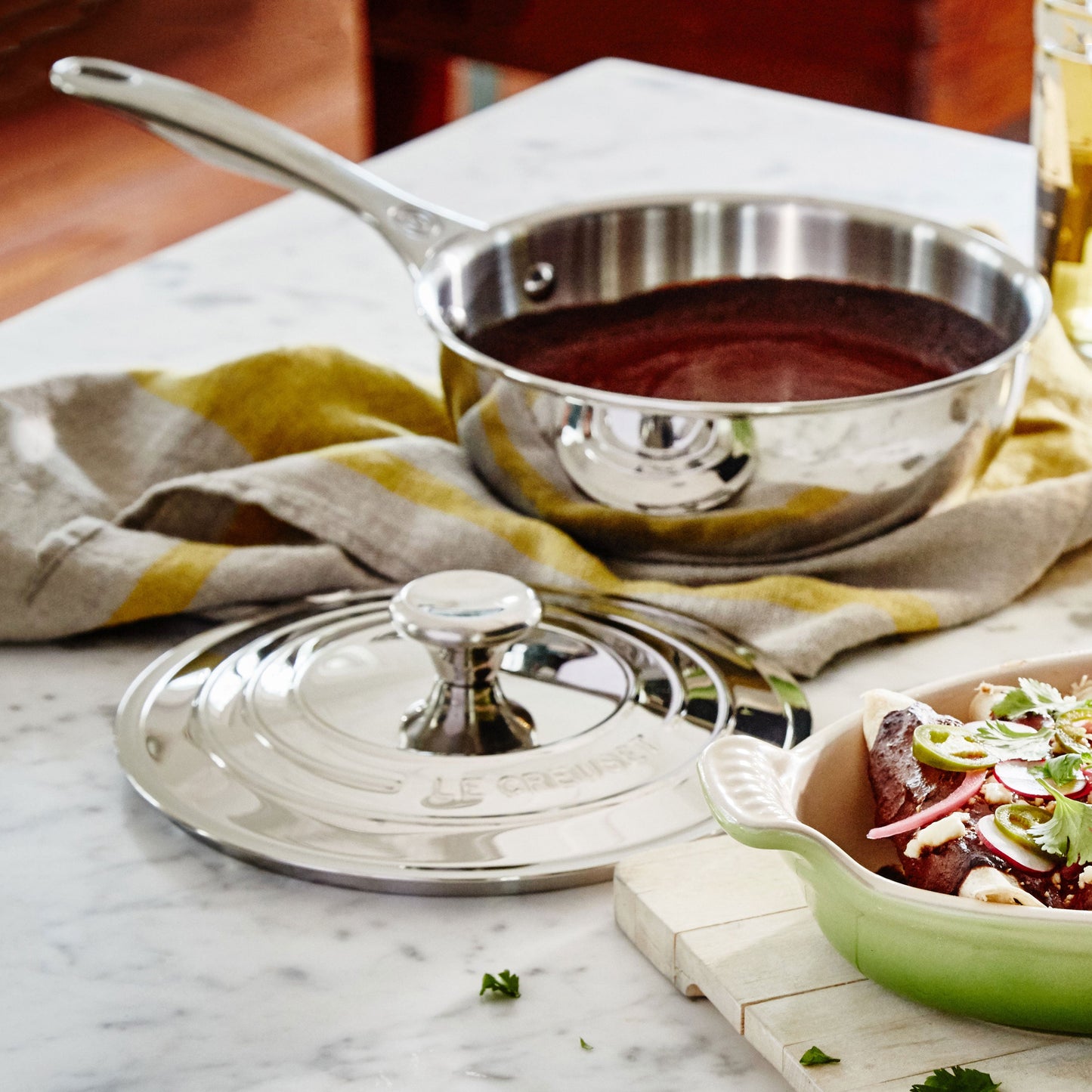 Stainless Steel 2-quart Saucier