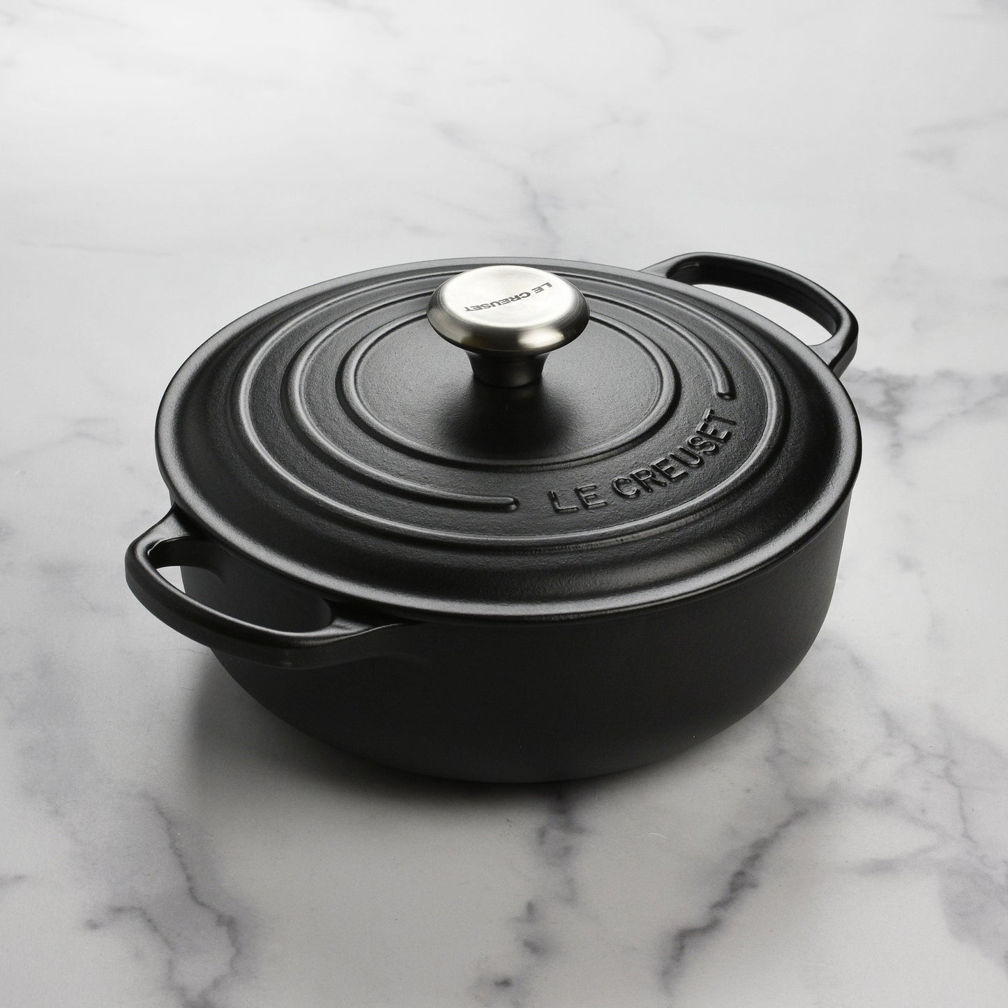 Signature Cast Iron 3.5-quart Licorice Sauteuse Dutch Oven