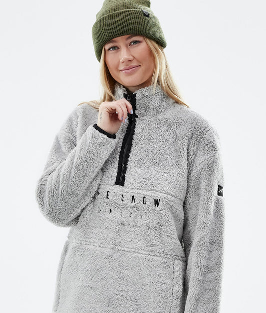Fleece Sweater For Women Light Grey