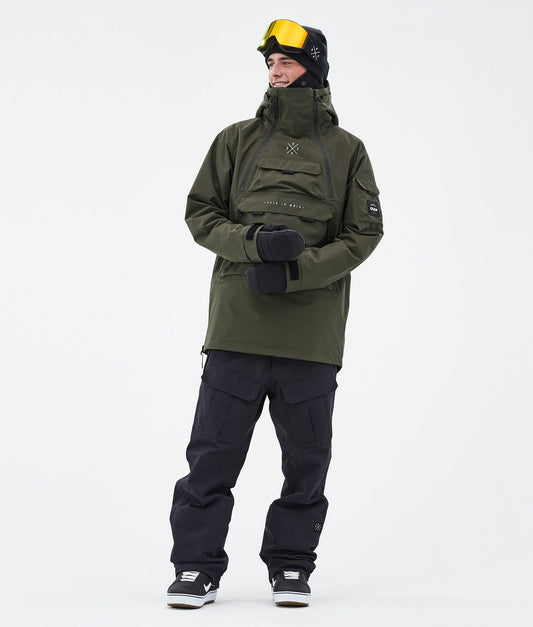 Snowboard Jacket For Men Olive Green