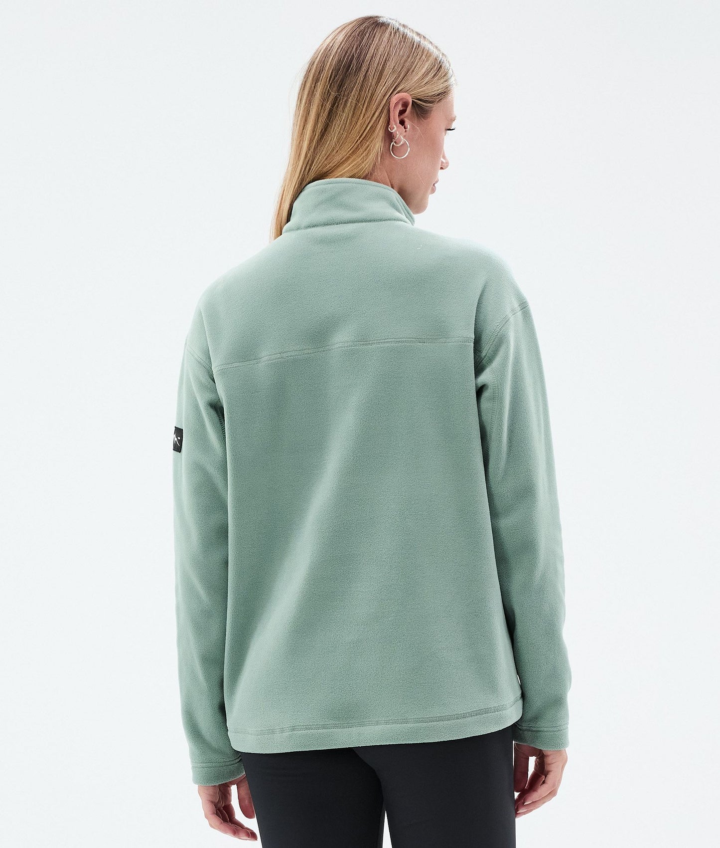 Fleece Sweater For Women Faded Green