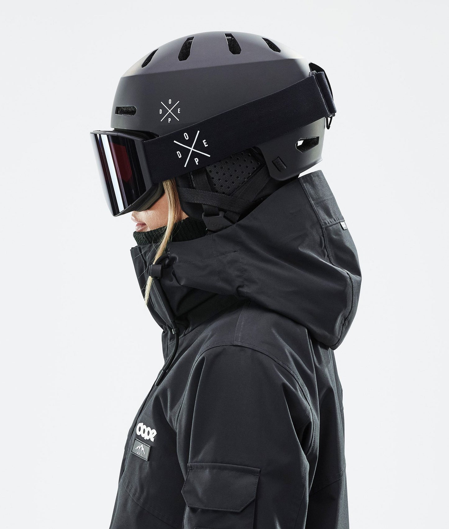 Ski Helmet X-Up Matte Black w/ Black