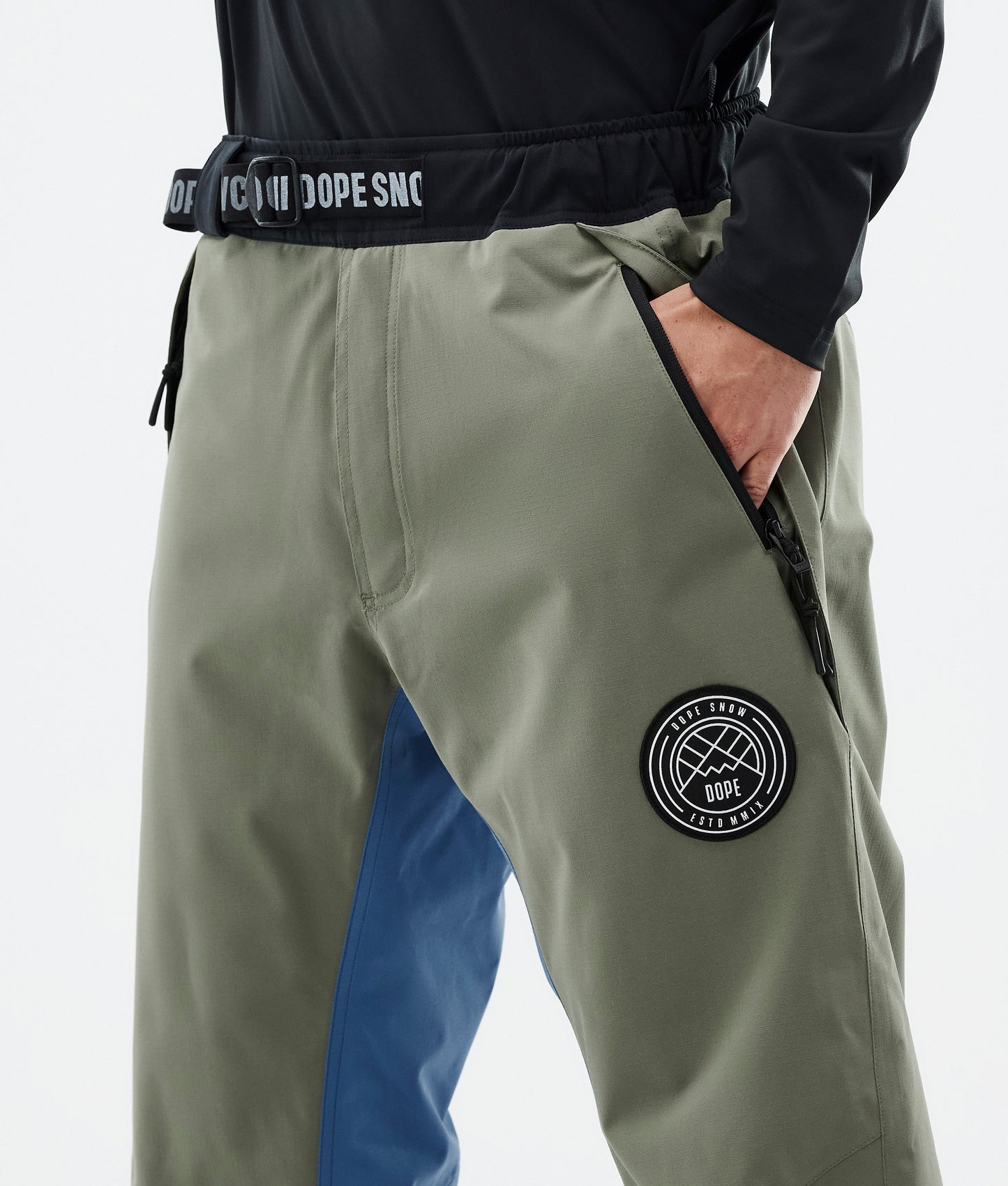 Snowboard Pants For Men Greenish/Light Grey/Black/Blue Steel