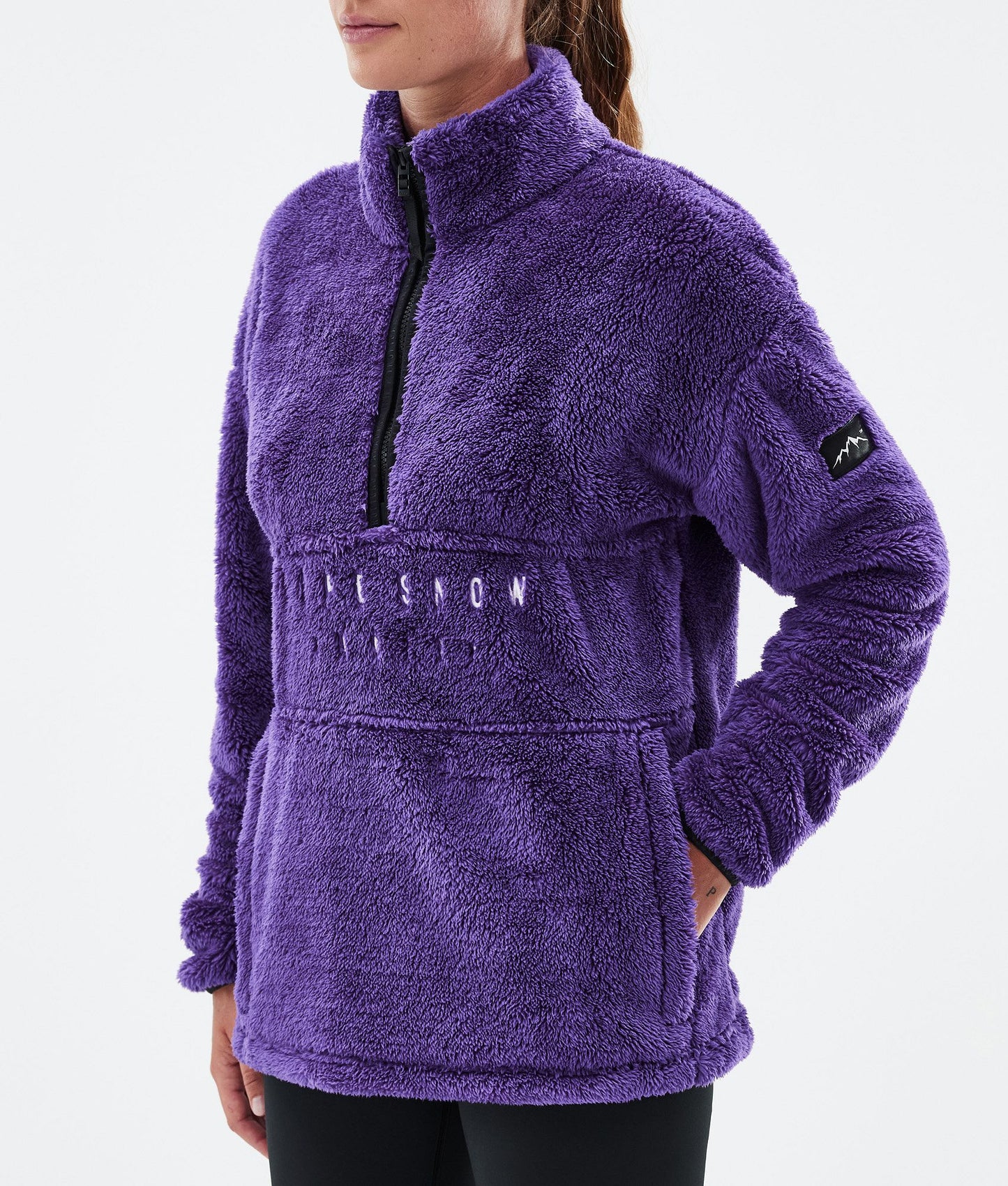 Fleece Sweater For Women Vivid Purple