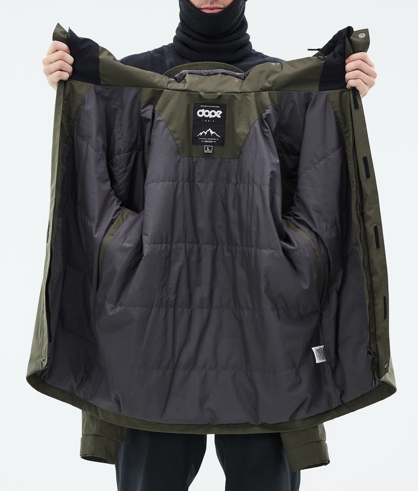 Snowboard Jacket For Men Olive Green