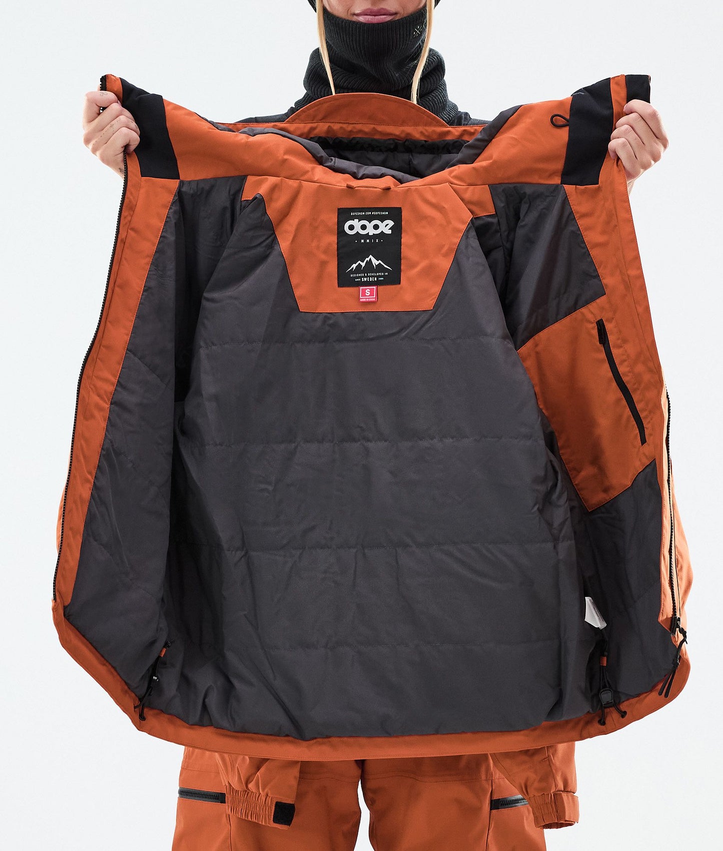 Snowboard Jacket For Women Burned Orange