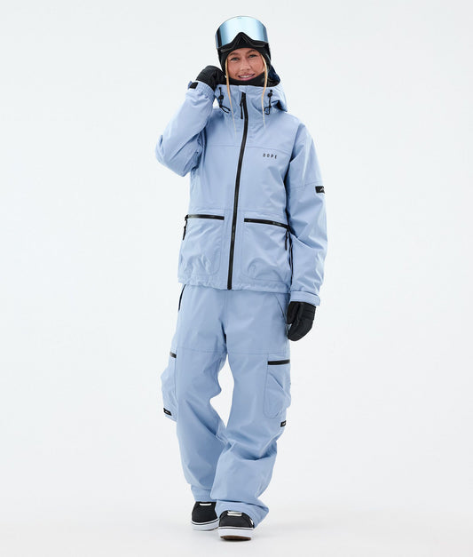 Snowboard Jacket For Women Light Blue