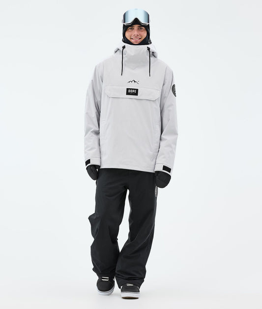 Snowboard Jacket For Men Light Grey