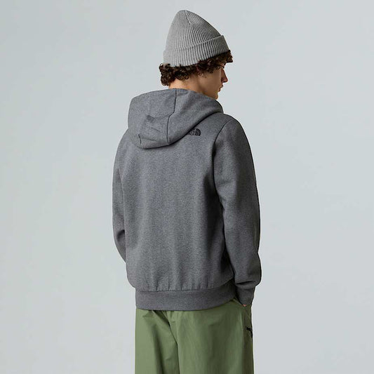 Men's Simple Dome Full-Zip Hoodie