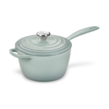 Signature Cast Iron 2.25-quart Sea Salt Saucepan