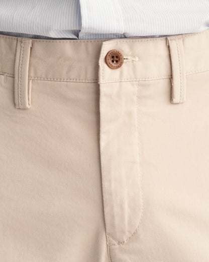 Men's Slim Fit Twill Chinos - PUTTY