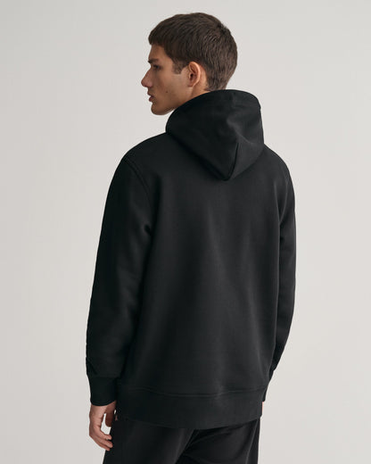 Men's Medium Archive Shield Hoodie - BLACK