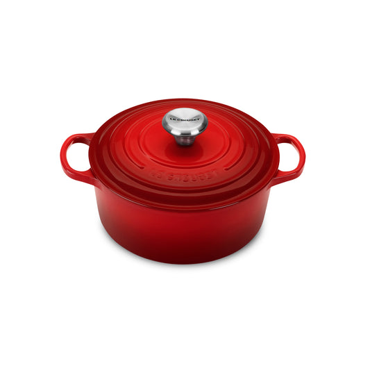 Signature Cast Iron 2-quart Cerise Dutch Oven