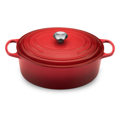 Signature Cast Iron 9.5-quart Cerise Oval Dutch Oven