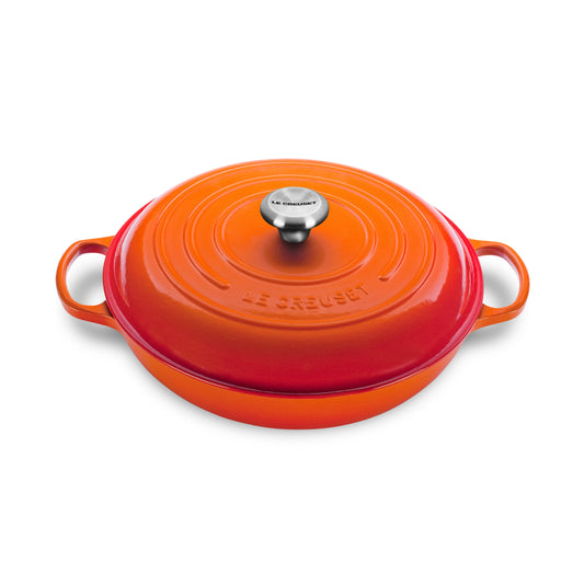 Signature Cast Iron 3.5-quart Flame Braiser