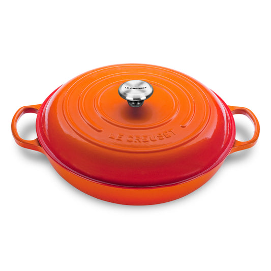 Signature Cast Iron 5-quart Flame Braiser