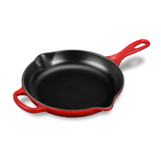 Signature Cast Iron 9-inch Cerise Skillet