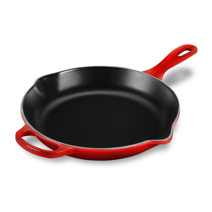 Signature Cast Iron 10.25-inch Cerise Skillet