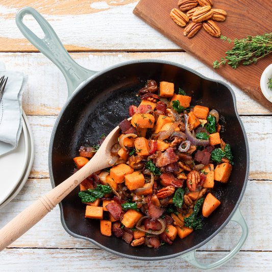 Signature Cast Iron 10.25-inch Sea Salt Iron Handle Skillet