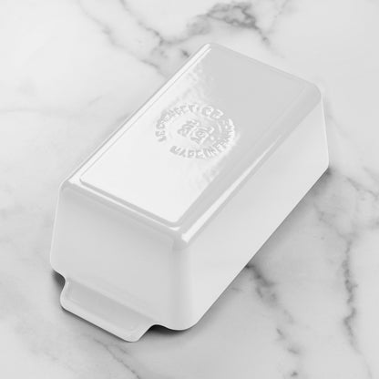 Signature Cast Iron 9 x 5-inch White Loaf Pan