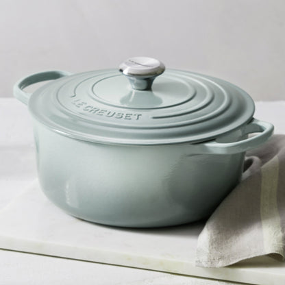 Signature Cast Iron 9-quart Sea Salt Round Dutch Oven