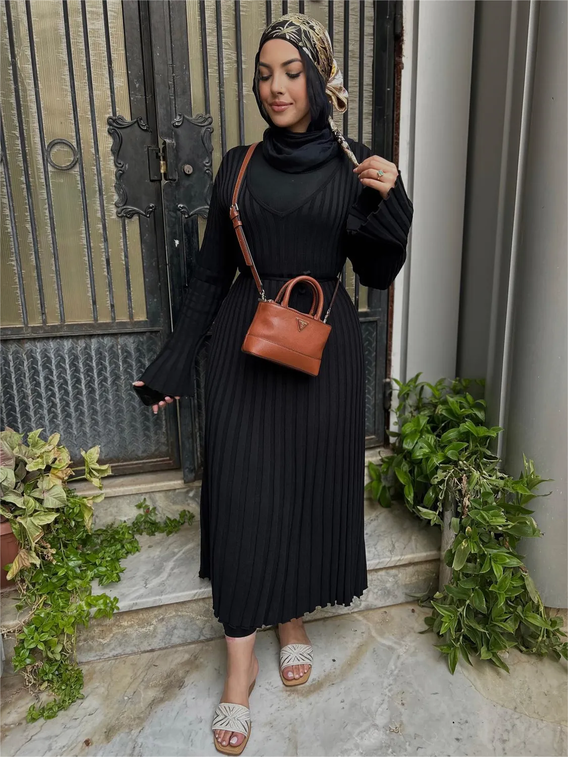 Fall New Sleeved Knit Midi Dress (Buy 2 Free Shipping)
