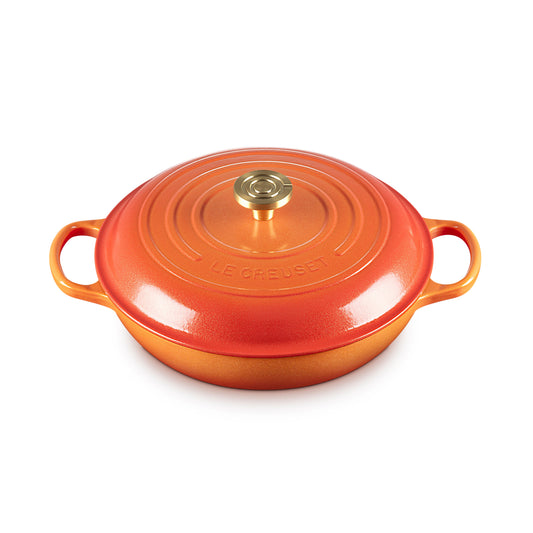 Signature Cast Iron 3.5-quart Flamme Doree Braiser