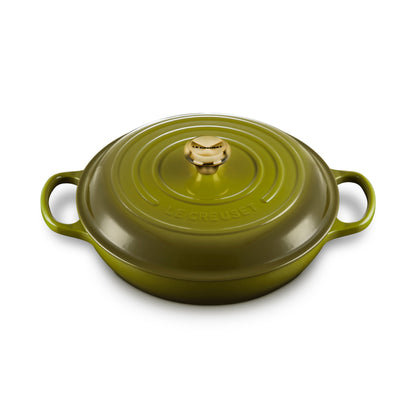 Signature Cast Iron 3.5-quart Olive Braiser
