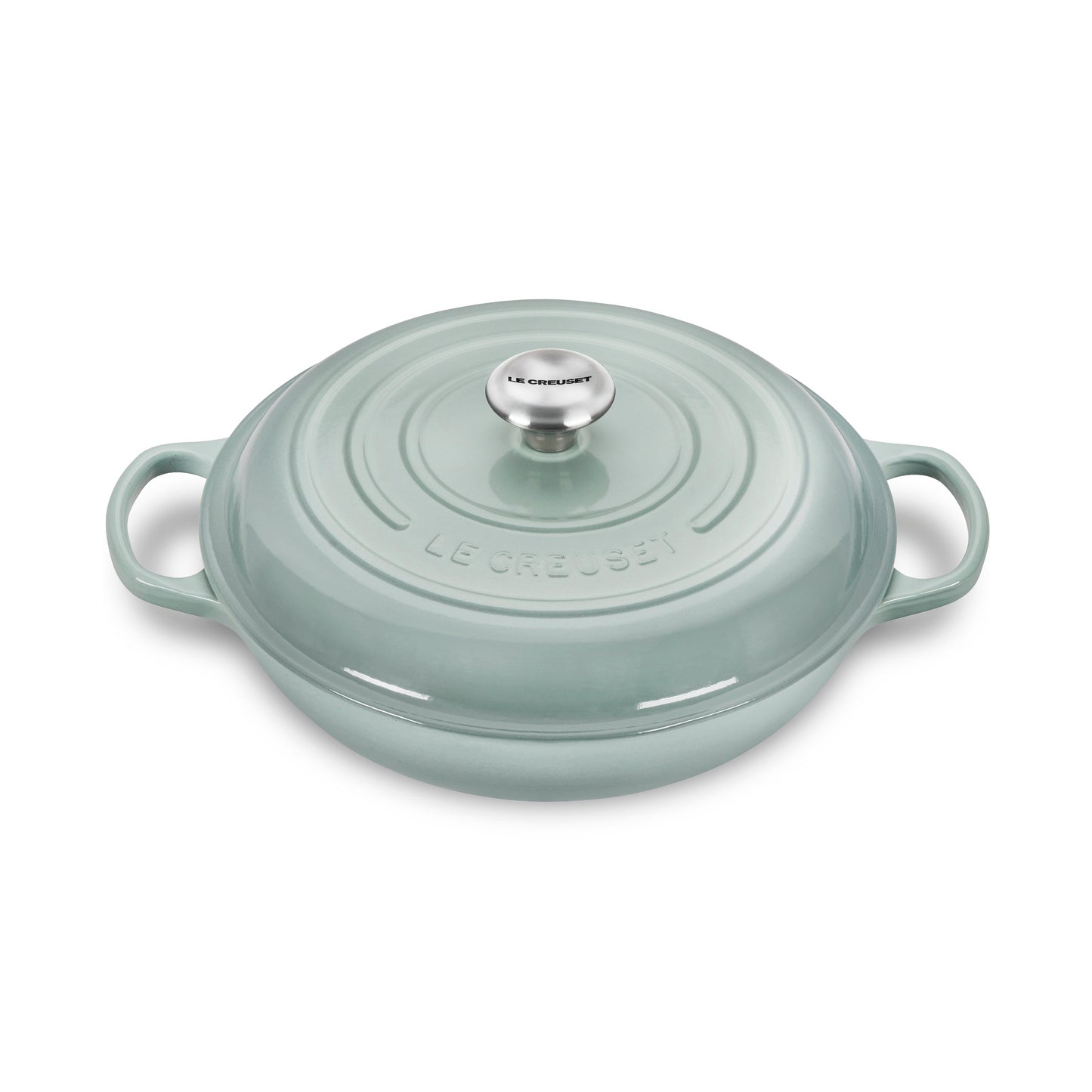 Signature Cast Iron 3.5-quart Sea Salt Braiser