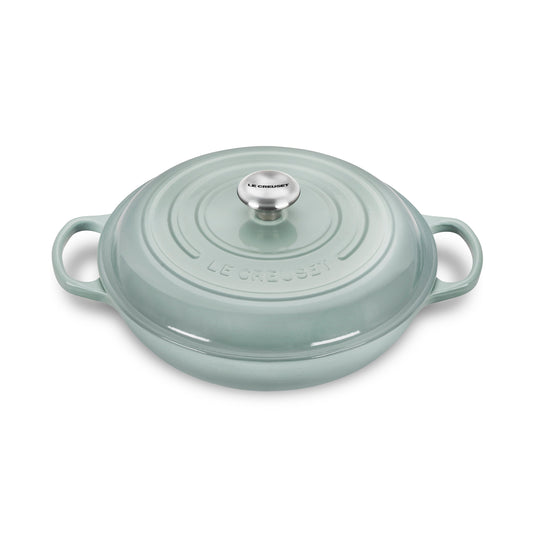 Signature Cast Iron 3.5-quart Sea Salt Braiser