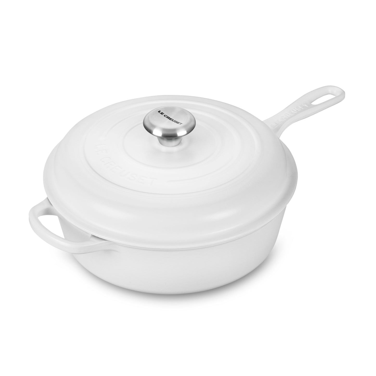 Signature Cast Iron 3.75-quart White Cassadou