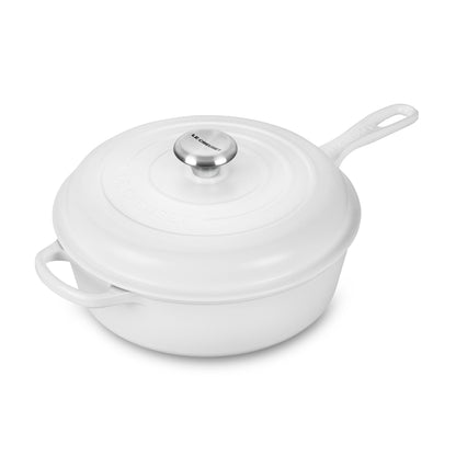 Signature Cast Iron 3.75-quart White Cassadou