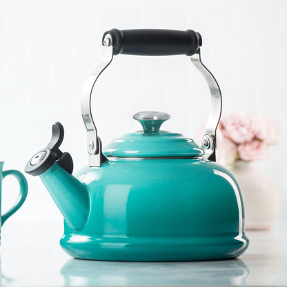 Enameled Steel 1.7-quart Caribbean Whistling Tea Kettle