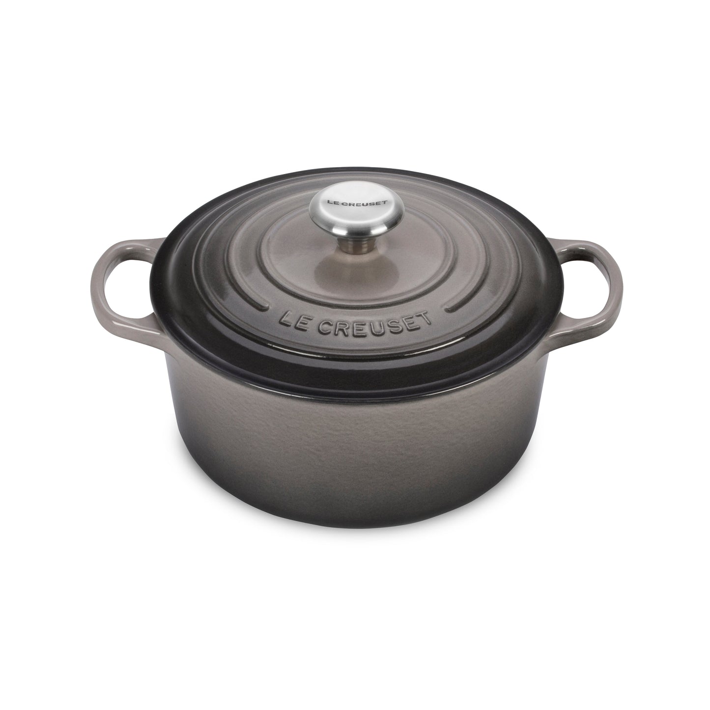 Signature Cast Iron 4.5-quart Oyster Round Dutch Oven