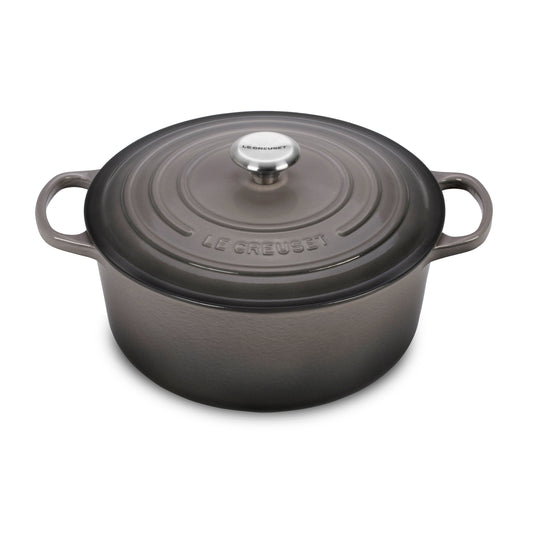 Signature Cast Iron 7.25-quart Oyster Round Dutch Oven