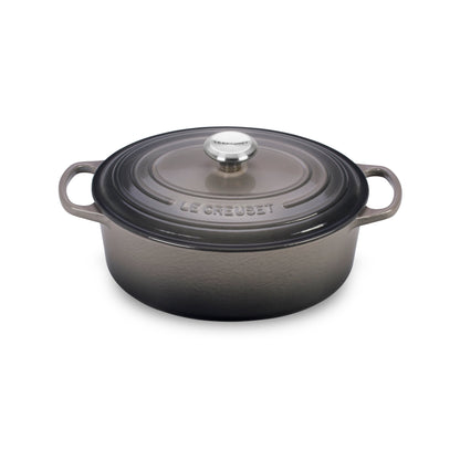 Signature Cast Iron 5-quart Oyster Oval Dutch Oven