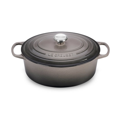 Signature Cast Iron 6.75-quart Oyster Oval Dutch Oven