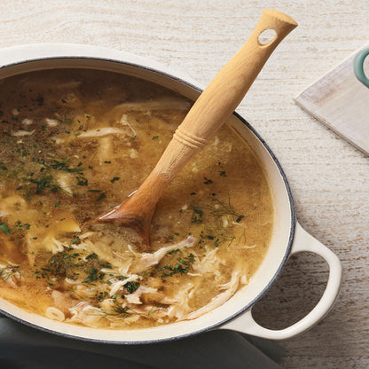 Signature Cast Iron 6.75-quart Meringue Oval Dutch Oven