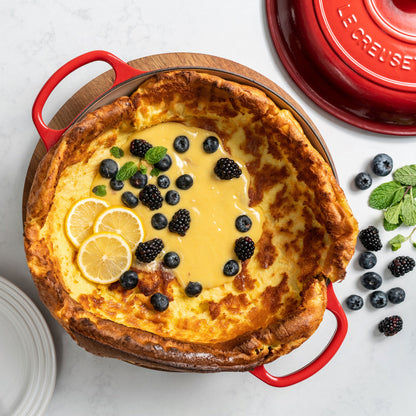 Signature Cast Iron 3.5-quart Cerise Braiser