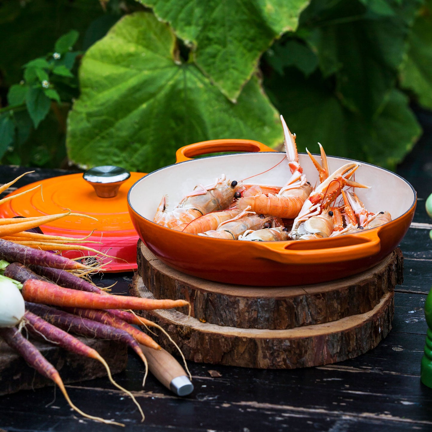 Signature Cast Iron 5-quart Flame Braiser