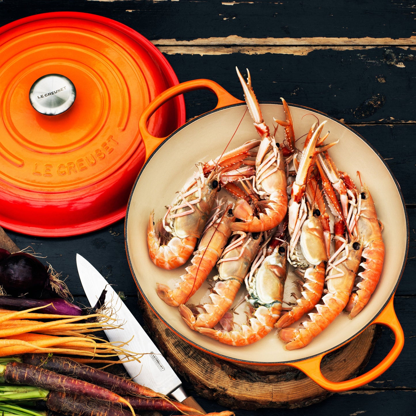 Signature Cast Iron 5-quart Flame Braiser