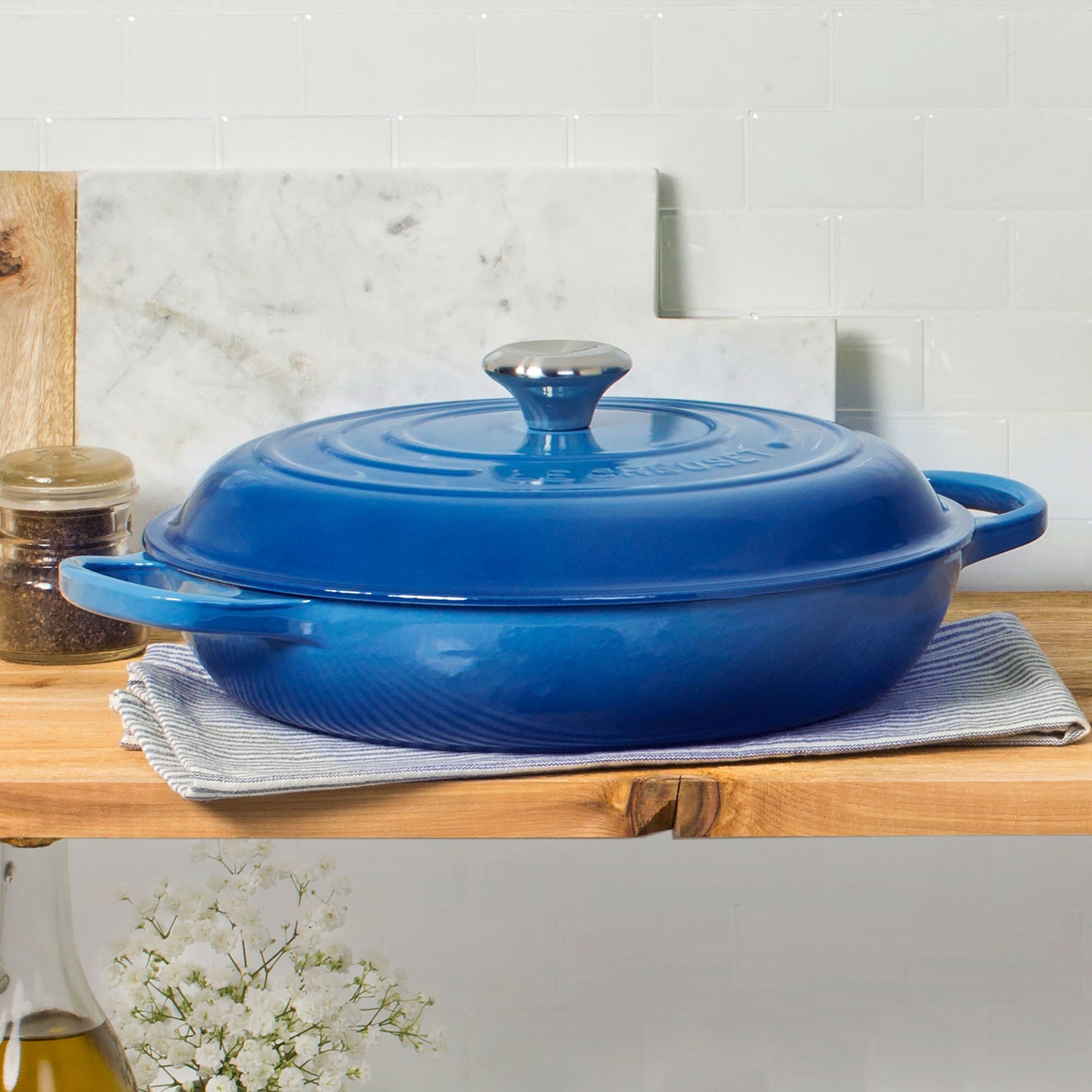 Signature Cast Iron 5-quart Marseille Braiser