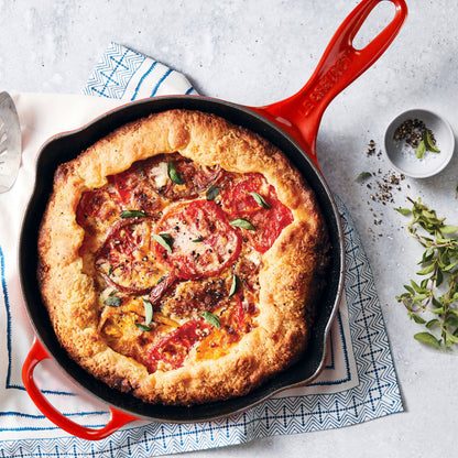 Signature Cast Iron 9-inch Cerise Skillet