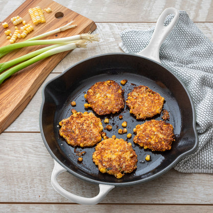 Signature Cast Iron 9-inch White Skillet