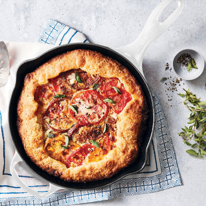 Signature Cast Iron 10.25-inch White Skillet