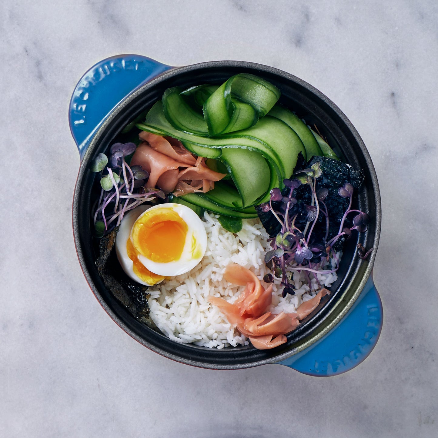 Signature Cast Iron 2.25-quart Marseille Rice Pot with Stoneware Insert