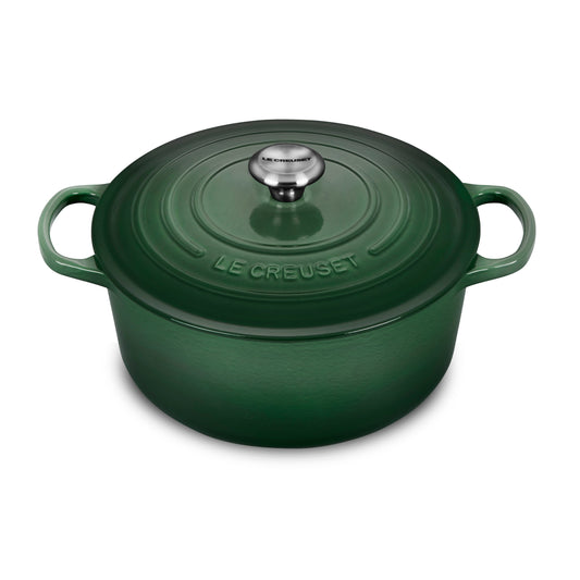 Signature Cast Iron 7.25-quart Artichaut Round Dutch Oven
