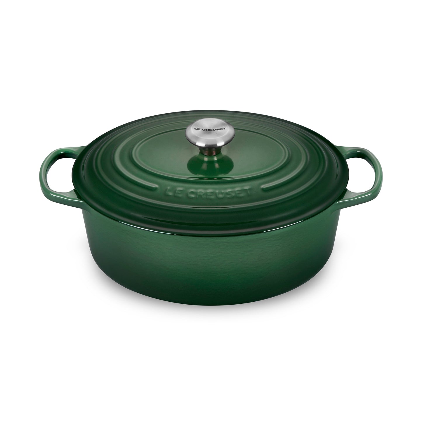 Signature Cast Iron 6.75-quart Artichaut Oval Dutch Oven