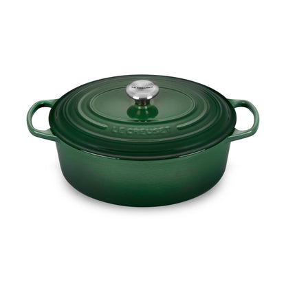 Signature Cast Iron 6.75-quart Artichaut Oval Dutch Oven
