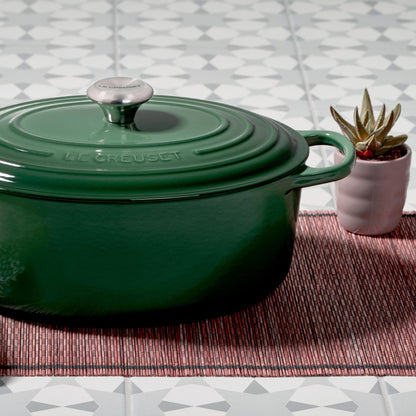 Signature Cast Iron 9-quart Artichaut Round Dutch Oven
